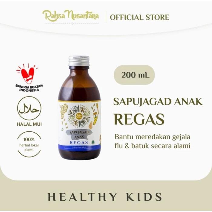 Gambar Sapujagad Anak Regas By Rahsa Nusantara | Herbal Alami Flu Batuk Pilek - 200 ml dari TasteBud Treasures undefined Tokopedia