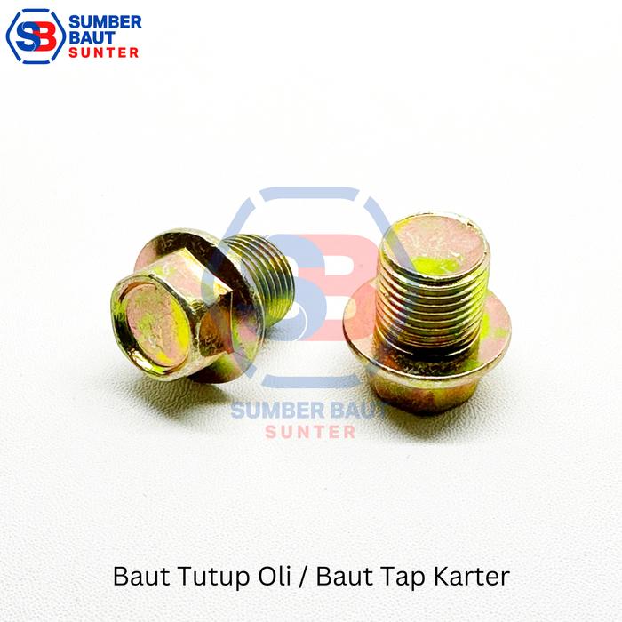 Gambar M16 x 1.50 x 13 Baut Tap Karter / Baut Tutup Oli Kunci 17 dari Sumber Baut Sunter undefined Tokopedia