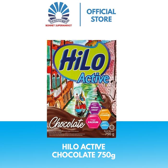 Gambar Hilo Active Chocolate 750G - Susu Tinggi Kalsium Lebih Rendah Lemak dari Paramond STore undefined Tokopedia