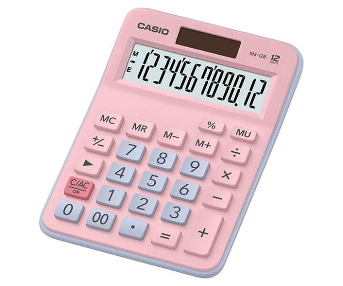 Gambar Calculator Casio MX-12B Desktop Kalkulator 12 Digit New Original - PINK LIGHT BLUE dari FixPrint Indonesia undefined Tokopedia