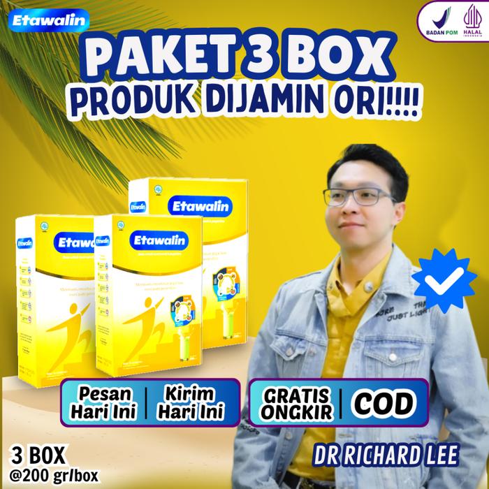 Gambar Etawalin 3 Box Susu Kambing Etawa Rawat Tulang Dan Sendi Etawalin Susu dari Paramond STore undefined Tokopedia