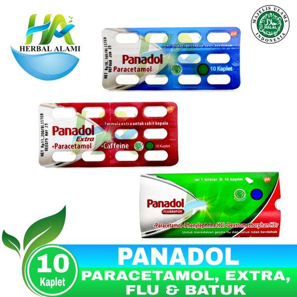 Gambar Panadol Paracetamol - Extra - Flu Batuk isi 10 Kaplet dari colalapa undefined Tokopedia