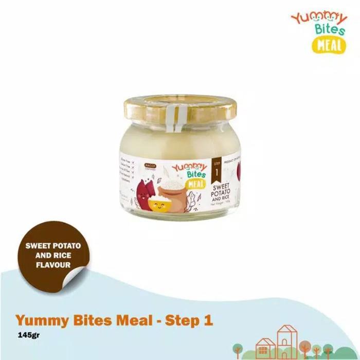 Gambar Yummy Bites Meal Step 1 145gr / Bubur InstantBayi 6 Bulan Ke Atas - Sweet pot rice dari Aston baby shop undefined Tokopedia
