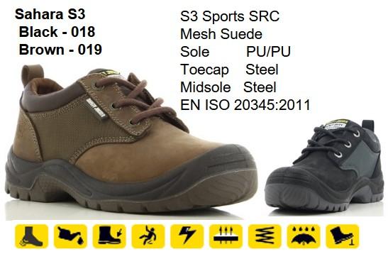 Gambar Safety Jogger Sahara S3 Safety Boots 1 Pair, Brown Colour With Lace, S dari Terafa store undefined Tokopedia