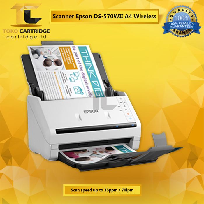 エプソン スキャナー DS-570W (シートフィード/A4両面/Wi-Fi対応
