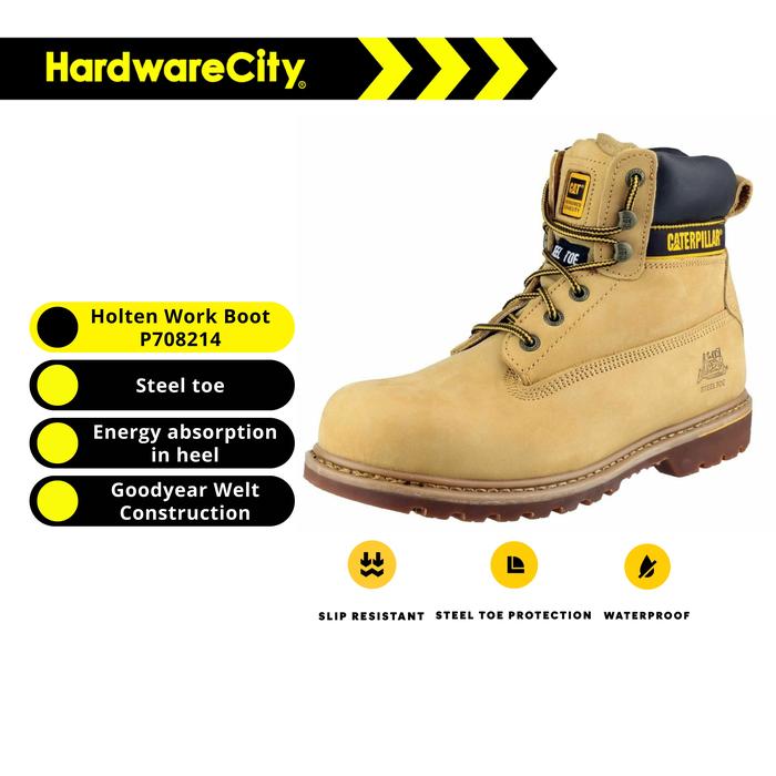 Caterpillar Holton Cat Slip On Safety Boots Jual Sepatu