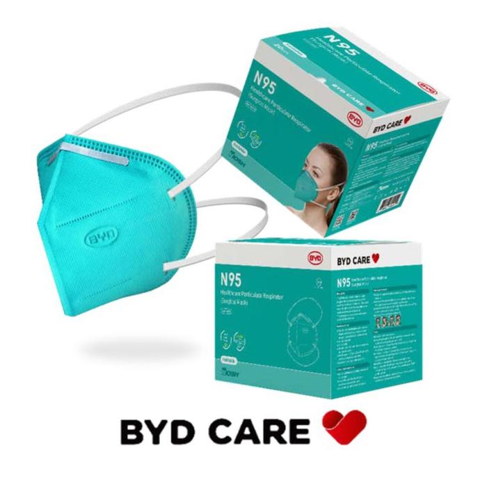 Gambar BYD Care N95 HEALTHCARE PARTICULATE RESPIRATOR MASK dari Zerroic Store undefined Tokopedia