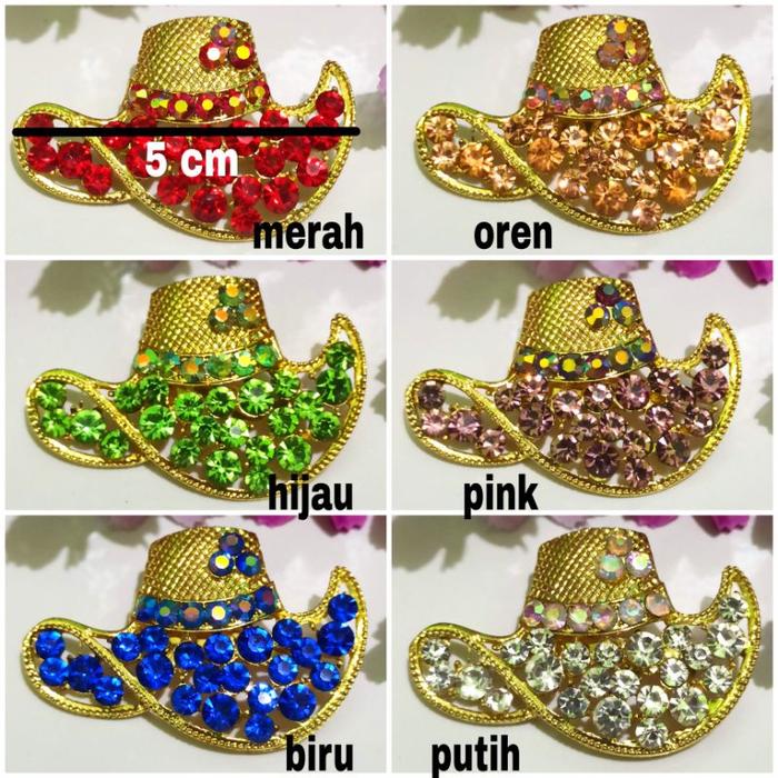 Gambar Bros kebaya mewah aneka bentuk aksesoris wanita - Model A dari Jegeg Kebaya undefined Tokopedia