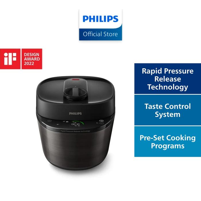 Gambar Best All-in-One 5L Pressurized Cooker Kitchen Appliances HD2151/62, 1000W, 35 Preset Programmes dari Letlo Kolleksyeon undefined Tokopedia