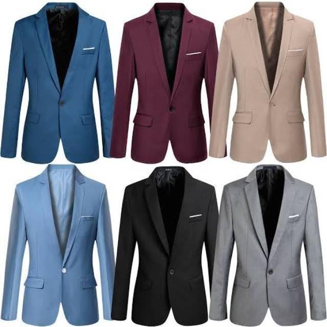 Gambar Jas blazer pria/jas resmi/jas formal - Putih, S dari DAV KONVEKSI undefined Tokopedia