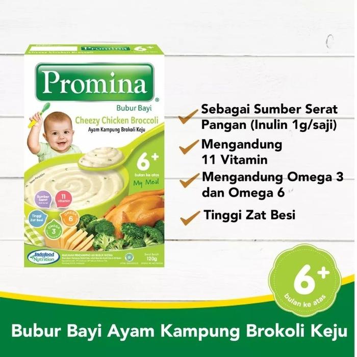 Gambar Promina Bubur Bayi MPASI Instant 6 Bulan Ke Atas Kemasan Kotak 120 Grm - Ay Bro Keju dari redcarpet_shop undefined Tokopedia