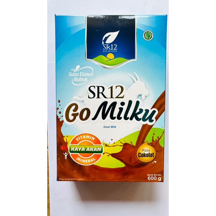 Gambar GO MILKU SR12 SUSU KAMBING ETAWA HALAL BPOM MENINGKATKAN KESEHATAN - 600gr COKELAT dari Anamstore. undefined Tokopedia