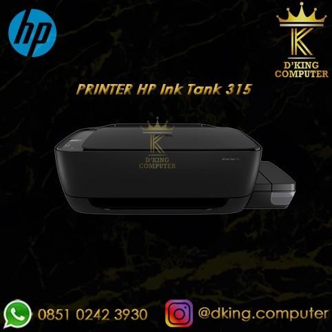 Gambar Printer HP Ink Tank 315 All-in-One Print Scan Copy Color dari D'king Computer undefined Tokopedia