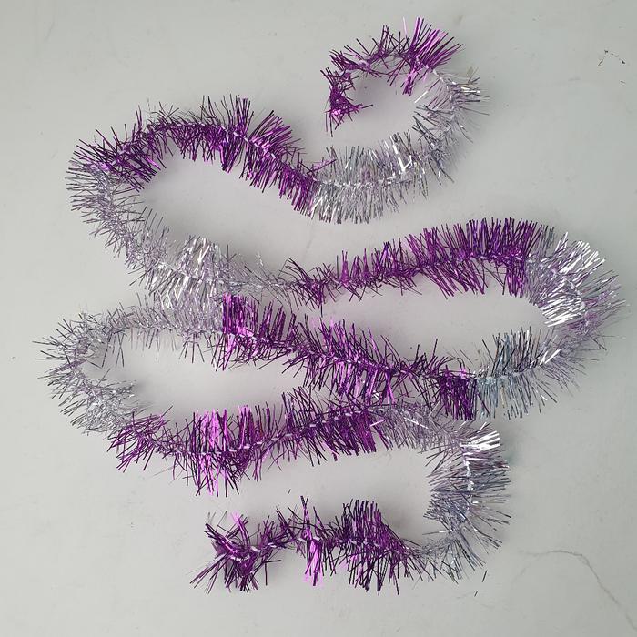 Gambar Slinger Tipis BELANG 4cm Dekorasi Tinsel Rumbai Pesta Hantaran Parcel - ungu-silver dari DEPARCEL RIBBON undefined Tokopedia