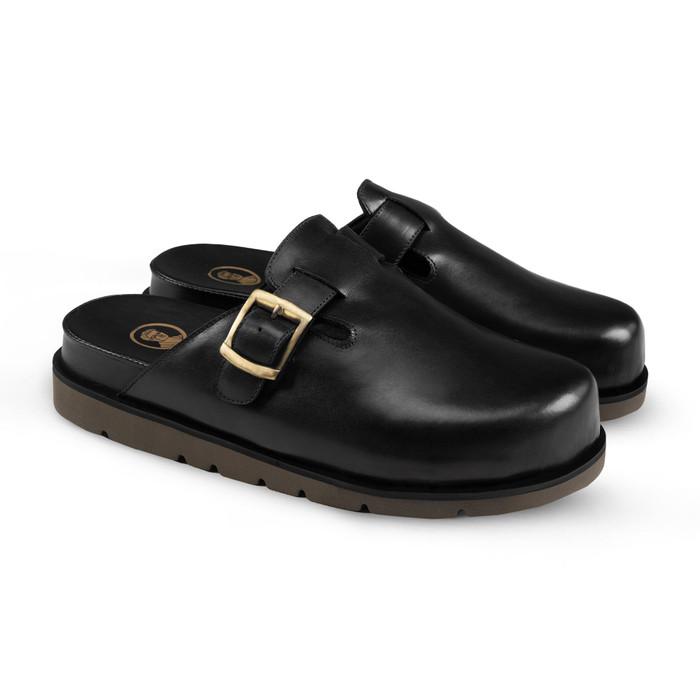 Gambar Juno Slippers Black - Nappa Milano - Sandal Clog Unisex - 43 dari Nappa Milano undefined Tokopedia