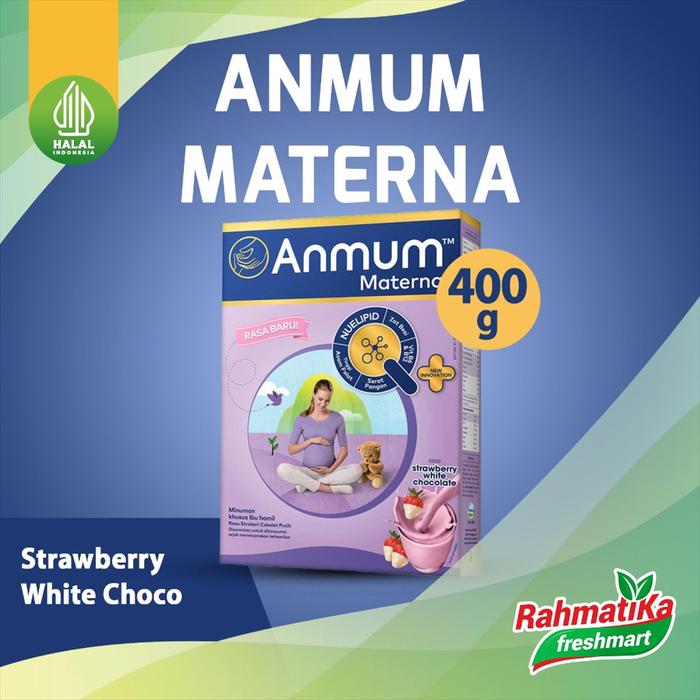 Gambar ANMUM Materna Strawberry White Chocolate Susu Ibu Hamil 400 gr dari Rahmatika Freshmart undefined Tokopedia