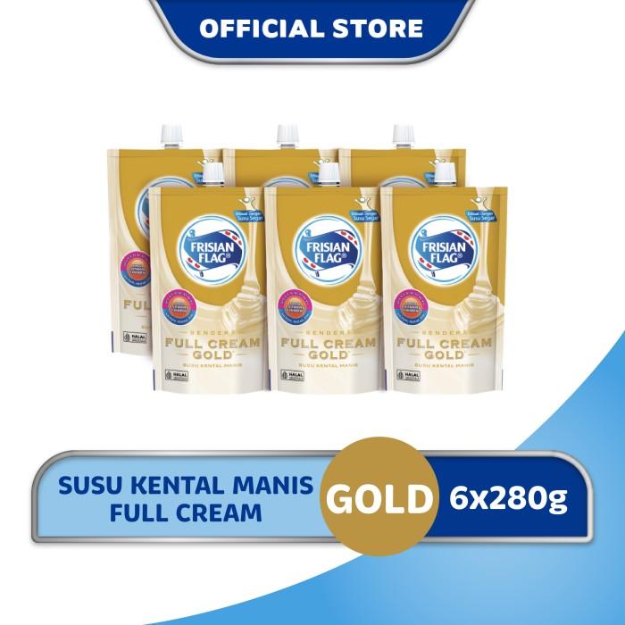 Gambar Frisian Flag Bendera Susu Kental Manis Gold Pouch 280g [6 pcs] dari ANISFITRIYANI undefined Tokopedia