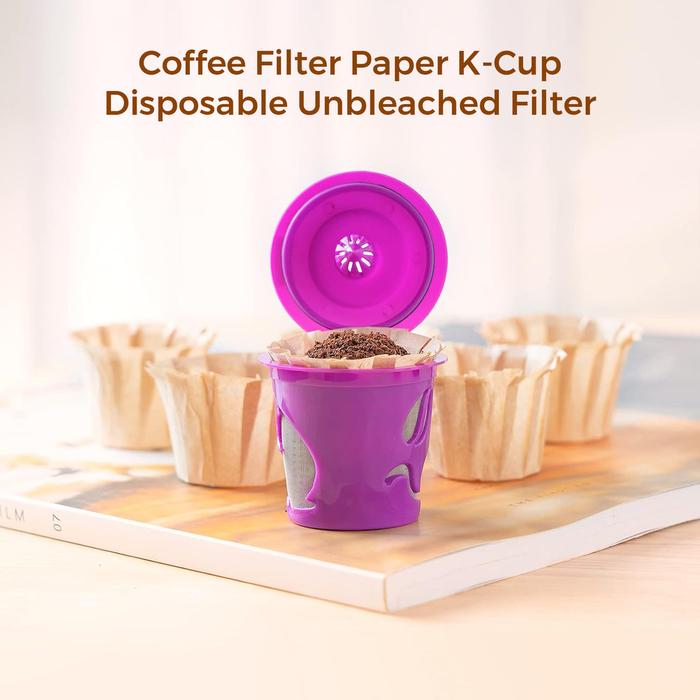 Gambar iCafilas Kertas Saringan Kopi Kapsul Filter Paper K-Cup 100 PCS - KC45 - Coklat dari Accera Store undefined Tokopedia