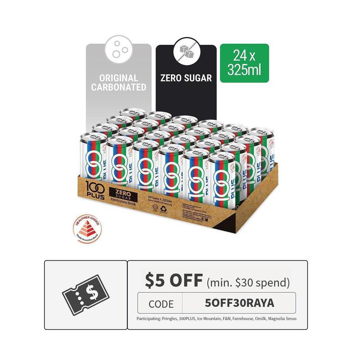 Gambar 100PLUS Zero Sugar Isotonic 325ML X 24 dari GimayoCollection undefined Tokopedia