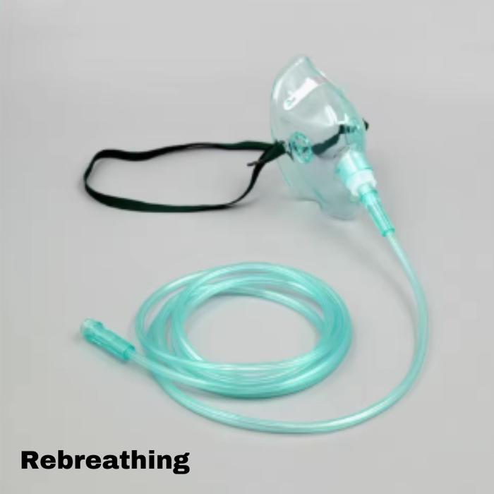 Gambar Mask Oxygen Dewasa / Adult Oxygen Mask Rebreathing dan Non-Rebreathing - Rebreathing dari Happycollection28 undefined Tokopedia