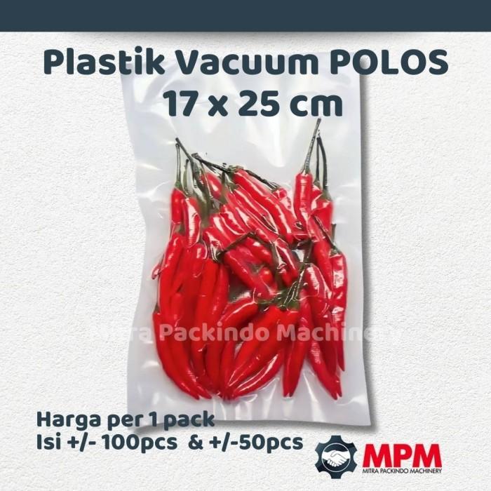 Gambar Plastik Vakum Makanan POLOS 17x25 cm - 17x25cm LCL, +/- 50pcs dari Mpackindo Machinery undefined Tokopedia