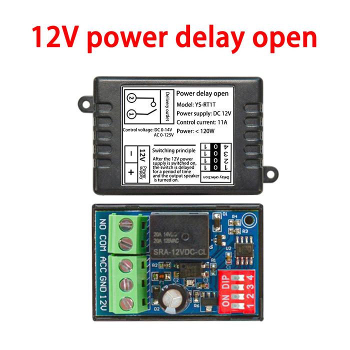 Gambar Hot Dipprun 12v On And Off Delay Relay Timer Relay On-off Automotive Digital Delay Relay Delay Timer Cycle Delay Module dari Haveny Techil undefined Tokopedia