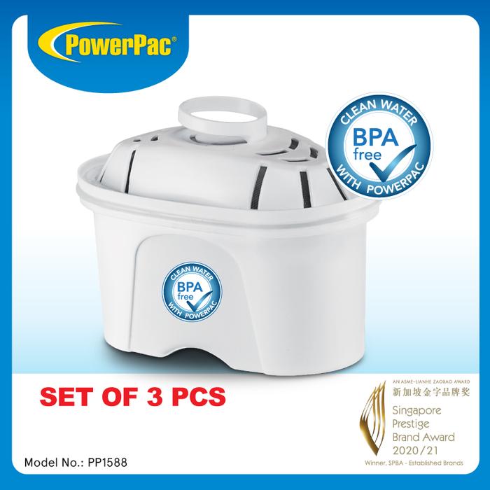 Gambar PowerPac Water Filter Replacement, Water Filter Cartridge With 4-stage Filtration , Suitable Brita Pitcher PP1588 dari Koch Santa undefined Tokopedia