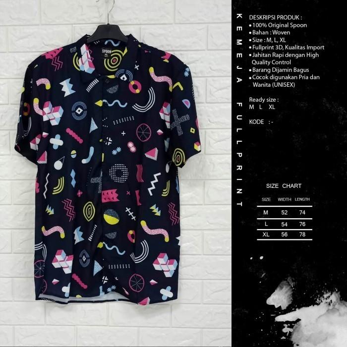 Gambar KEMEJA PRINTING 3D SUBLIM PRIA/WANITA CREATIVE - M dari HANA CO undefined Tokopedia