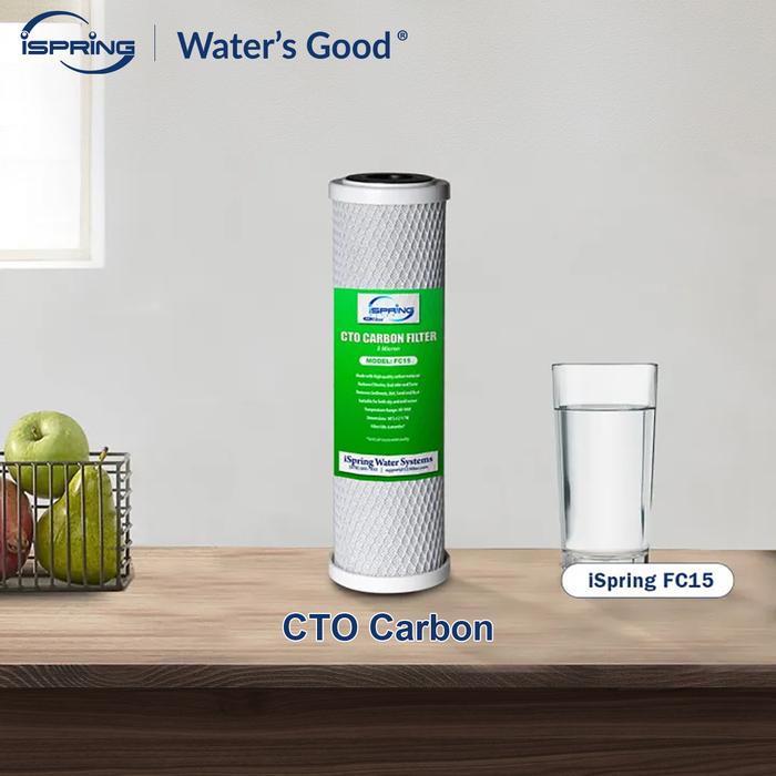 Gambar ISpring FC15 5 Micron Replacement CTO Carbon Block Water Filter Cartridge Sink Reverse Osmosis RO Filtration System Replacement Cartridge Water Purifier Accessories dari Palettie undefined Tokopedia