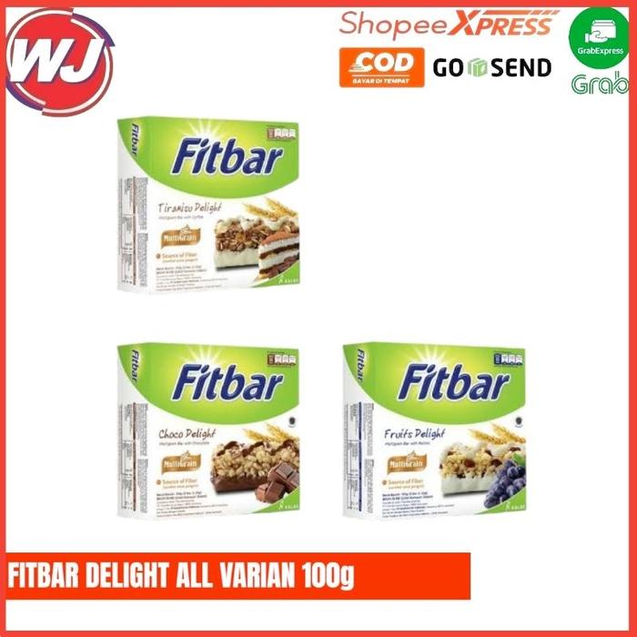 Gambar FITBAR DELIGHT BOX ALL VARIAN 100g - CHOCO dari cv kris undefined Tokopedia