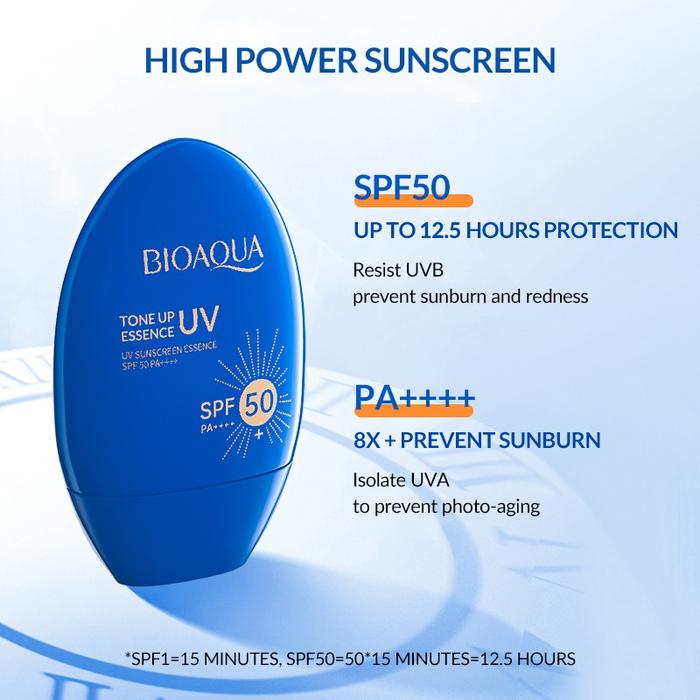 Gambar ORIGINAL BIOAQUA UV Sunscreen Essence SPF 50 PA++++ 60g sunscreen dari Daville Official undefined Tokopedia