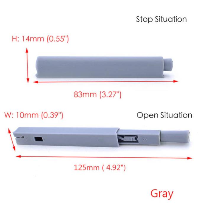 Gambar Hotsale Kitchen Cabinet 5PCS Catches Door Stop Drawer Soft Quiet With Screws Invisible Handle Home Hardware Damper Buffers dari Cyberspaces undefined Tokopedia