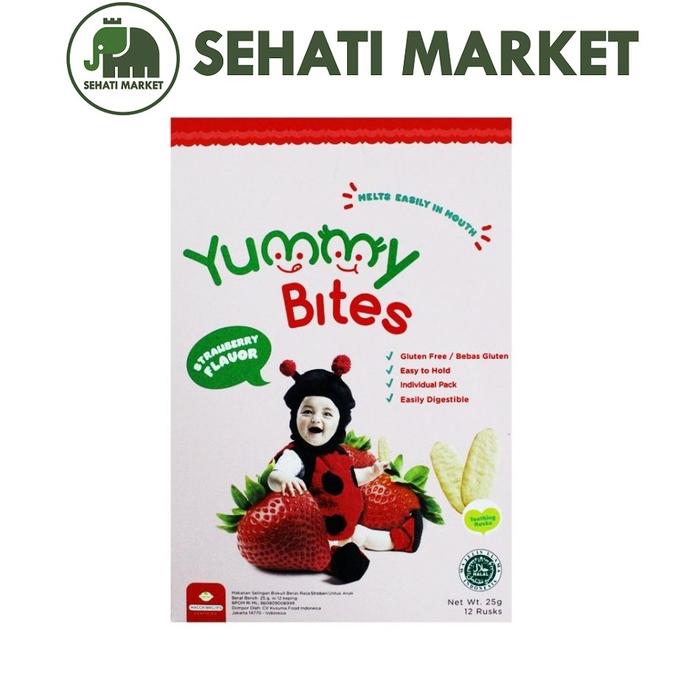 Gambar YUMMY BITES STROBERI 25gr dari tokoruslani999 undefined Tokopedia