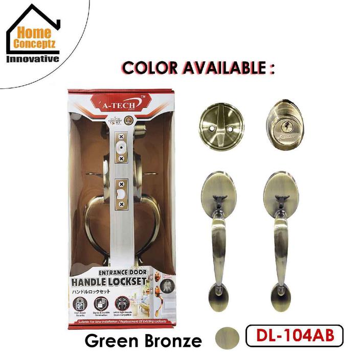 Gambar New Hardware A-TECH DOOR HANDLE LOCK – DOUBLE 2 Color Available dari Cyberspaces undefined Tokopedia
