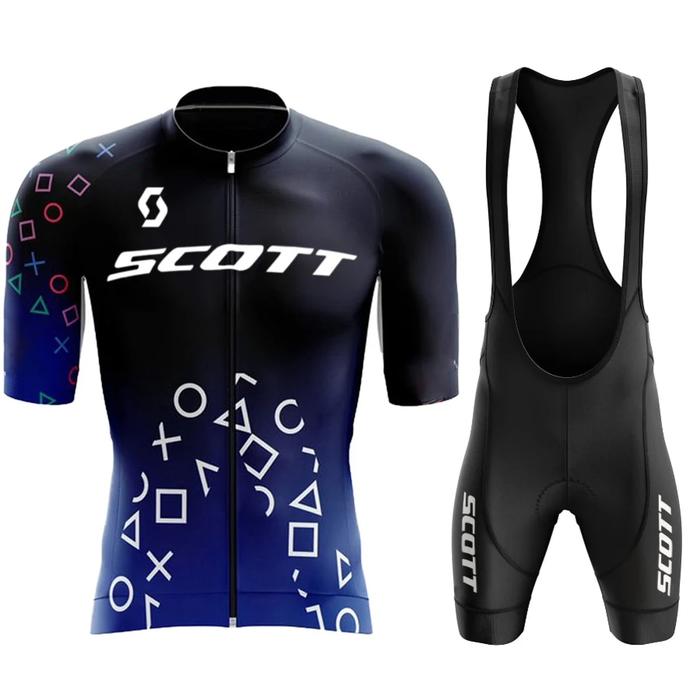 Gambar Cycling 2024 Clothing Mens Sets Summer Bicycle Scott Men Mtb Man dari Magnetic Collection4 undefined Tokopedia