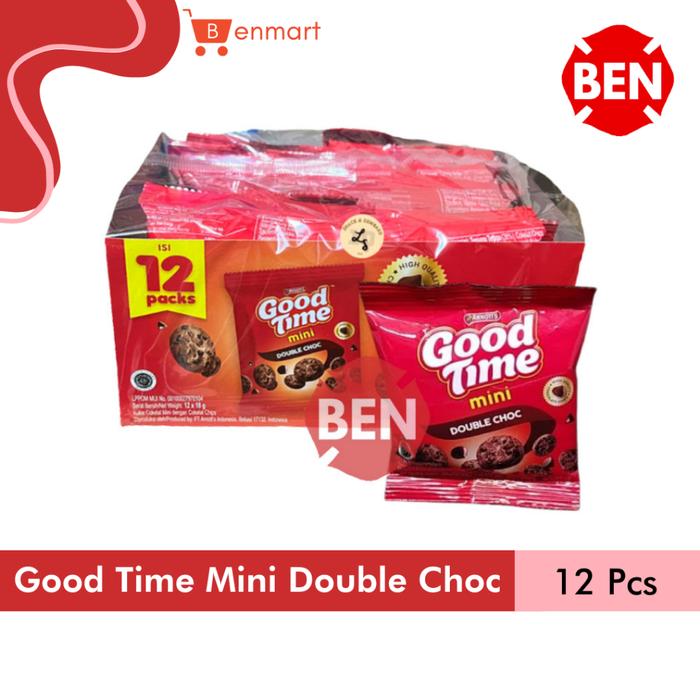 Gambar Good Time Mini Double Choc 1 Pak Box 12 Pcs Chocolate Coklat Kecil dari jamila79 undefined Tokopedia