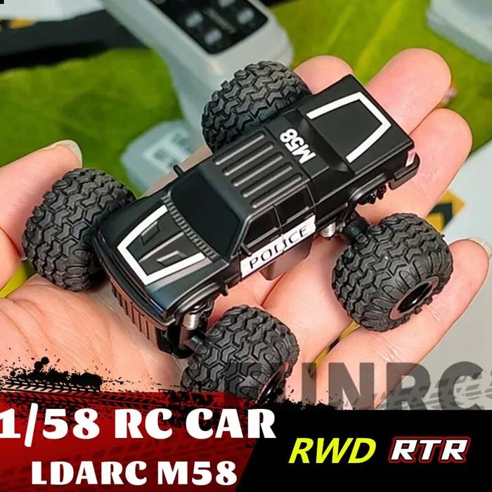 Jual LDARC 1/58 1:58 Mini RC Car M58 RWD RTR Monster Truck