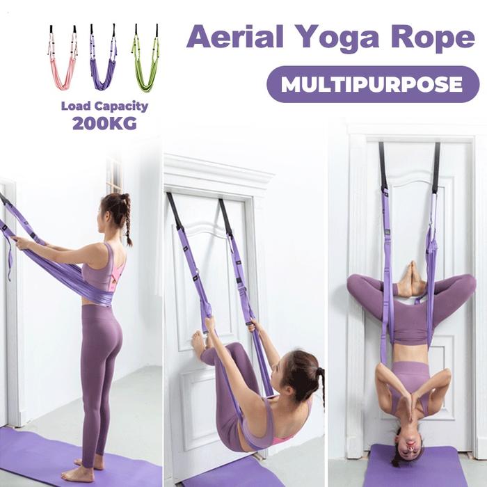 Gambar Swing Yoga Set Aerial Yoga ANTI GRAVITY INVERSION PILATES Yoga Hammock dari bajishsah undefined Tokopedia