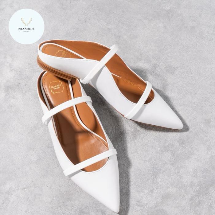 Gambar MALONE SOULIERS Maureen flat White - 36 dari Brandluxid undefined Tokopedia