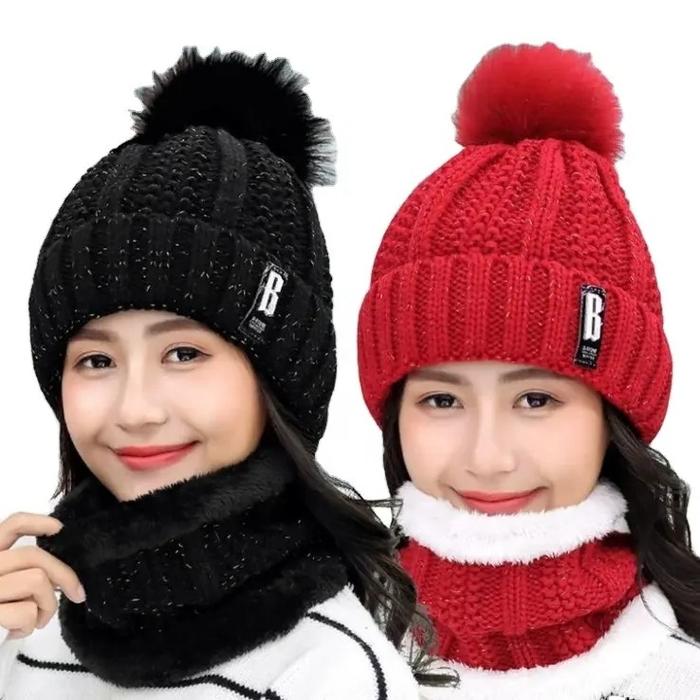 Gambar - Topi Rajut Musim Dingin Dan Syal Set Topi Rajut Snowboard Musim dari FAJRIDRUFADRI undefined Tokopedia