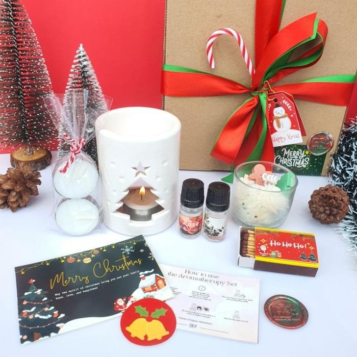 Gambar DL75 aromatherapy set gift box 1/free greeting card/bubble wrap dari AishaAzzahra551 undefined Tokopedia