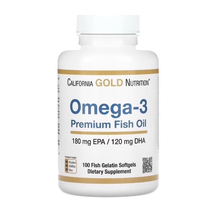 Gambar [Promo] Vitamin Omega-3 California Gold Nutrition Cgn Premium Vit - 100 softgels dari Yusuf Grocery undefined Tokopedia