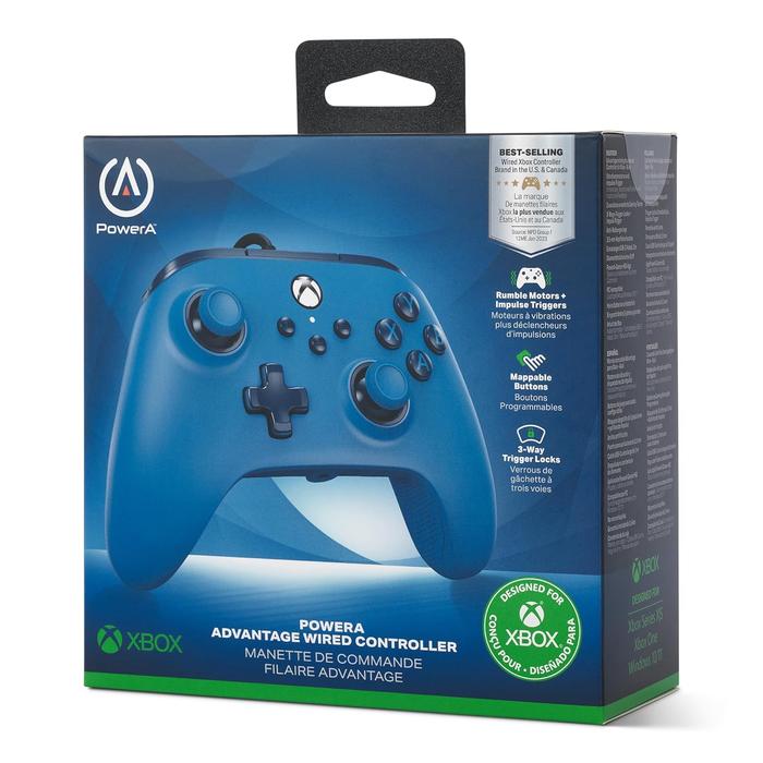 Gambar PowerA Advantage Wired Controller Stick Kabel Xbox Series X|S Windows - Biru dari Butikgames undefined Tokopedia