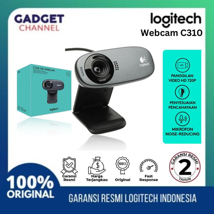 Nrt Logitech C310 I Webcam Hd 720p Dengan Mikrofon Noise-reducing