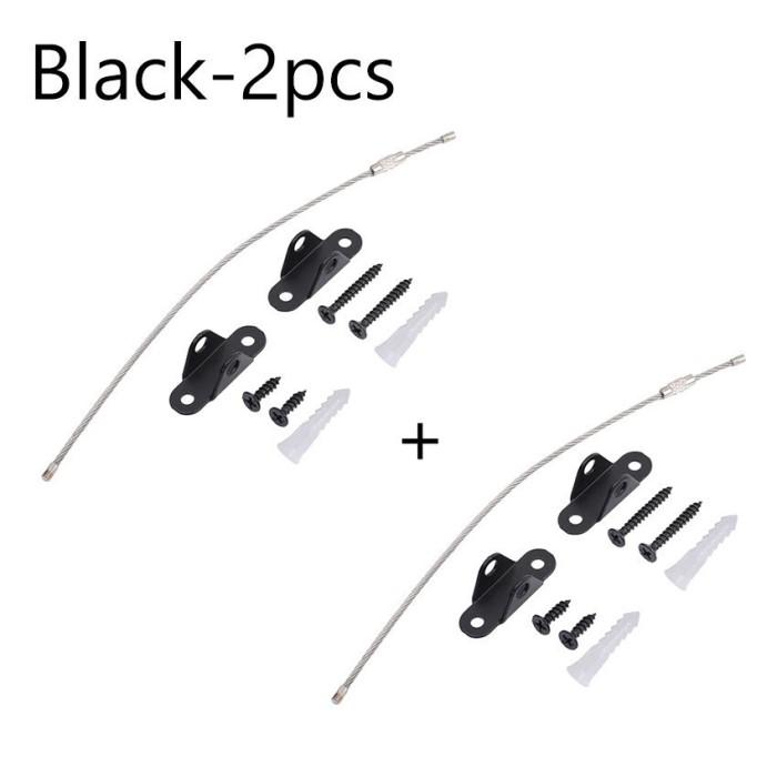 Gambar Pengaman Tv Furnitur Anti Jatuh Untuk Melindungi Bayi Anak - 2pcs hitam dari CastlePeak undefined Tokopedia