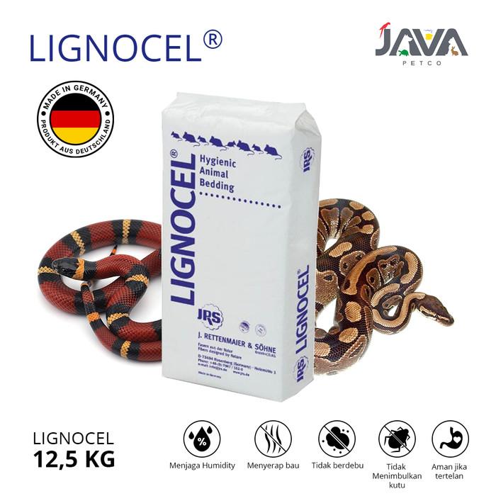Gambar Lignocel Snake Bedding 12,5 kg Serbuk Kayu Bedding Ular Substrate Ular dari Java Petco undefined Tokopedia