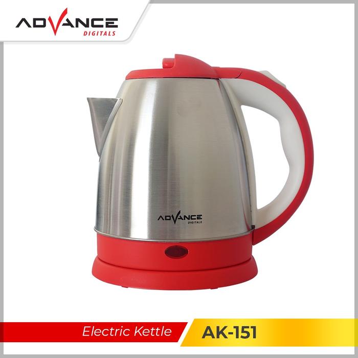Gambar Bisa dikirim hari ini Teko Listrik Stainless Steel 500 Watt low watt - Merah dari SINAR KITCH undefined Tokopedia