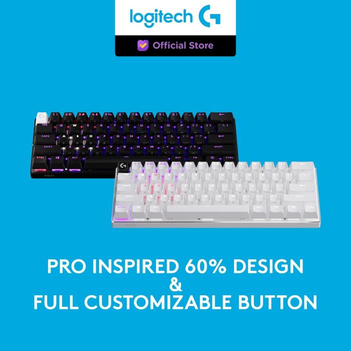 Gambar LOGITECH G PRO X 60 LIGHTSPEED WIRELESS Gaming Keyboard - BLACK dari GGSTORESBY undefined Tokopedia