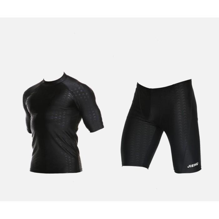 Gambar Baju Renang Lengan Swimming Outdoor Pria Lengan Panjang Lycra Laki Laki Cowok PLUS SIZE Diving Snorkling - set, XXL dari Yingfaplus undefined Tokopedia