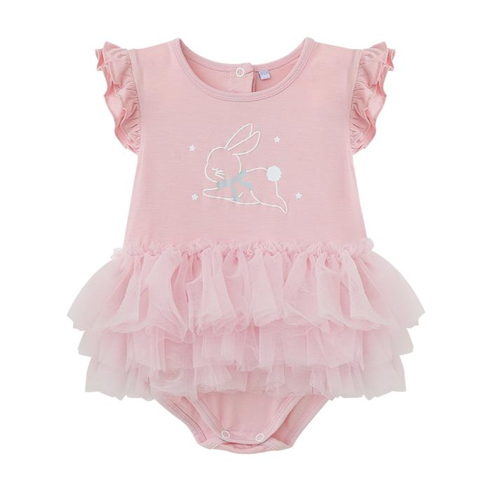 Gambar Awan Kids - Bunny Onesie Tutu Dress Tencel Bayi Perempuan (0-24M) / - Pink, 0-3 M dari Aylaar undefined Tokopedia